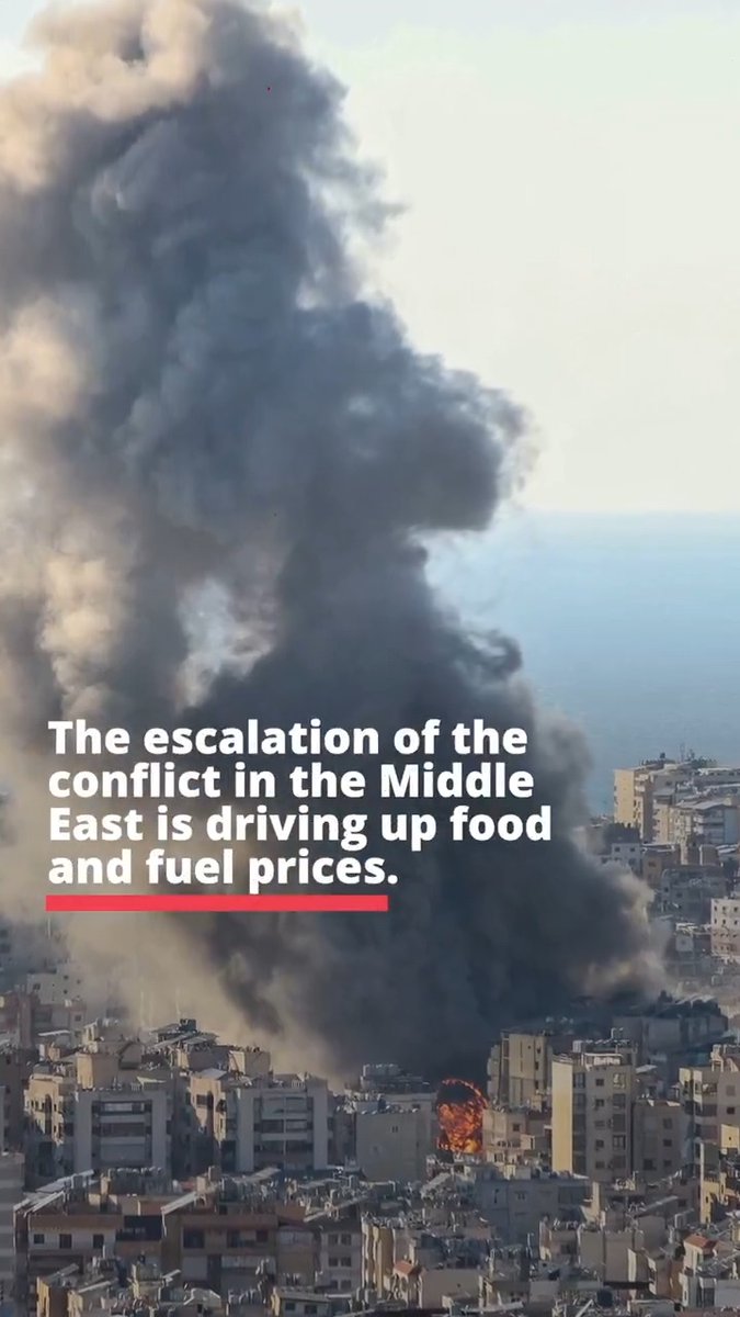 The military escalation in the Middle East is driving up food and fuel prices, pushing vulnerable families at greater risk of hunger. World Food Programme is scaling up emergency food assistance across the region to meet growing humanitarian needs.