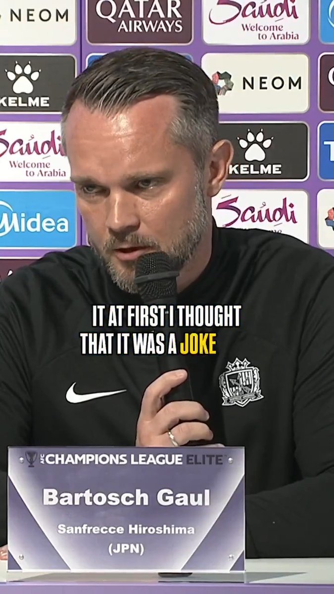 "I thought that it was a joke." After three 🇲🇾 JDT players had their 12-month bans upheld, 🇯🇵 サンフレッチェ広島【公式】 coach Bartosch Gaul was bemused by the decision to even let them play in last week's first leg. #ACLElite