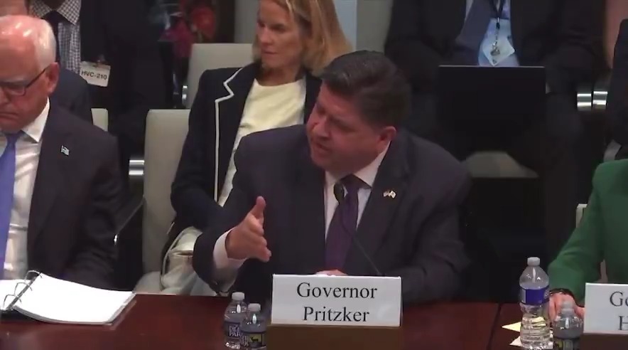 JB Pritzker wants strange men in the bathroom with your daughter to stick it to Trump. This guy is sick.