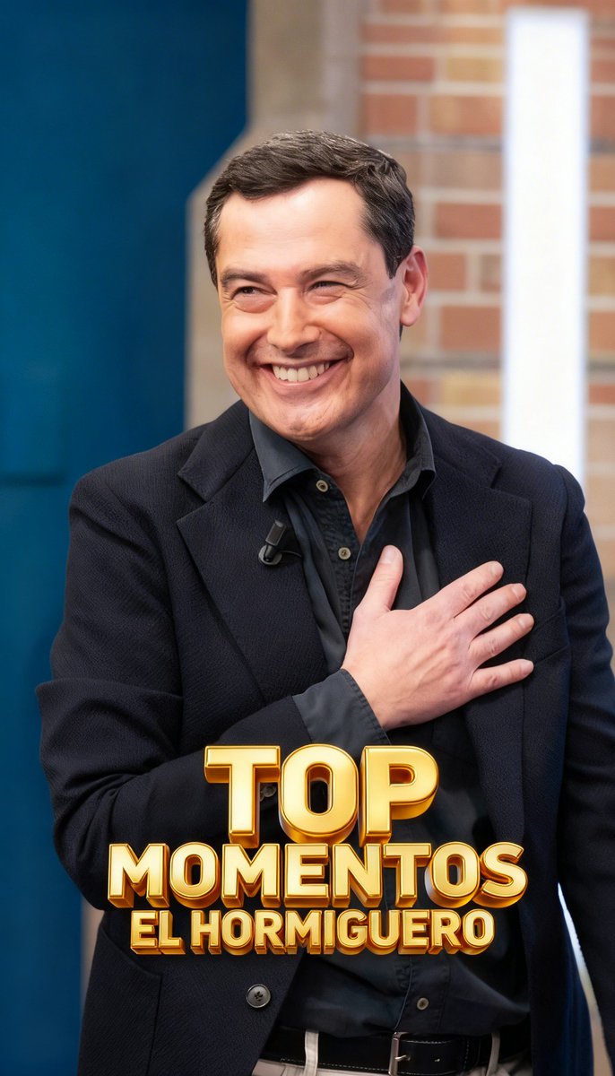 Anoche me lo pasé muy bien en El Hormiguero. ¡Gracias por el apoyo y los mensajes de cariño que he recibido! Comparto con vosotros algunos de los mejores momentos. #JuanmaMorenoEH
