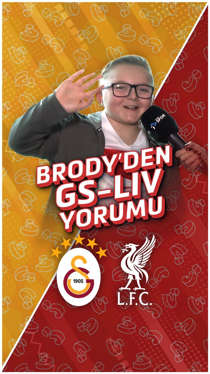 Brody Bryson: Galatasaray taraftarı Liverpool'a "Cehenneme hoş geldin" diyebilirse maçı kazanır. Brody, Galatasaray - Liverpool maçıyla ilgili tahminini paylaşıp imzalı formayı kaptı😀 Çiğdem Günal