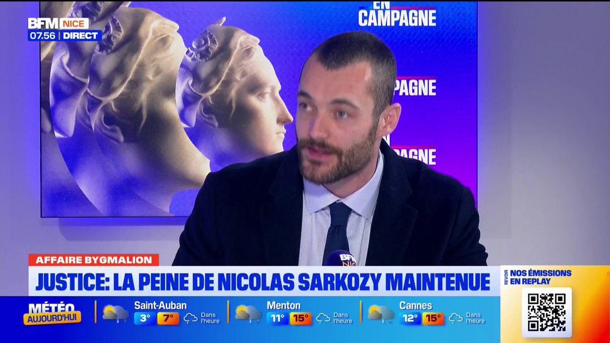 Comme Junior a abandonné tout espoir d’être maire de Menton, il profite de son temps d’antenne pour nous parler de son papa voyou C’est mignon