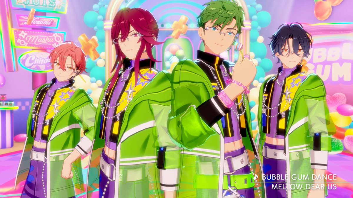【イベント情報】 『MELLOW DEAR US』が歌う新曲『BUBBLE GUM DANCE』のMVを先行公開します❗ イベント予告は3月12日 15時よりXとアプリ内に掲載予定です! #あんスタ #メロアス日本デビュー