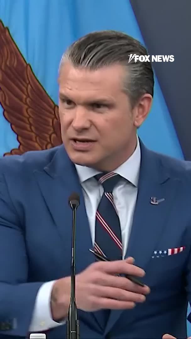 ‘COURAGE AND RESOLVE’: Secretary Pete Hegseth vows that Iran will never have a nuclear weapon under President Trump’s watch. “The American people voted for a different approach. But what the president also stated from the beginning was, Iran can’t have a nuclear weapon.” “Anybody can say that... but to do something about it takes courage and resolve.”