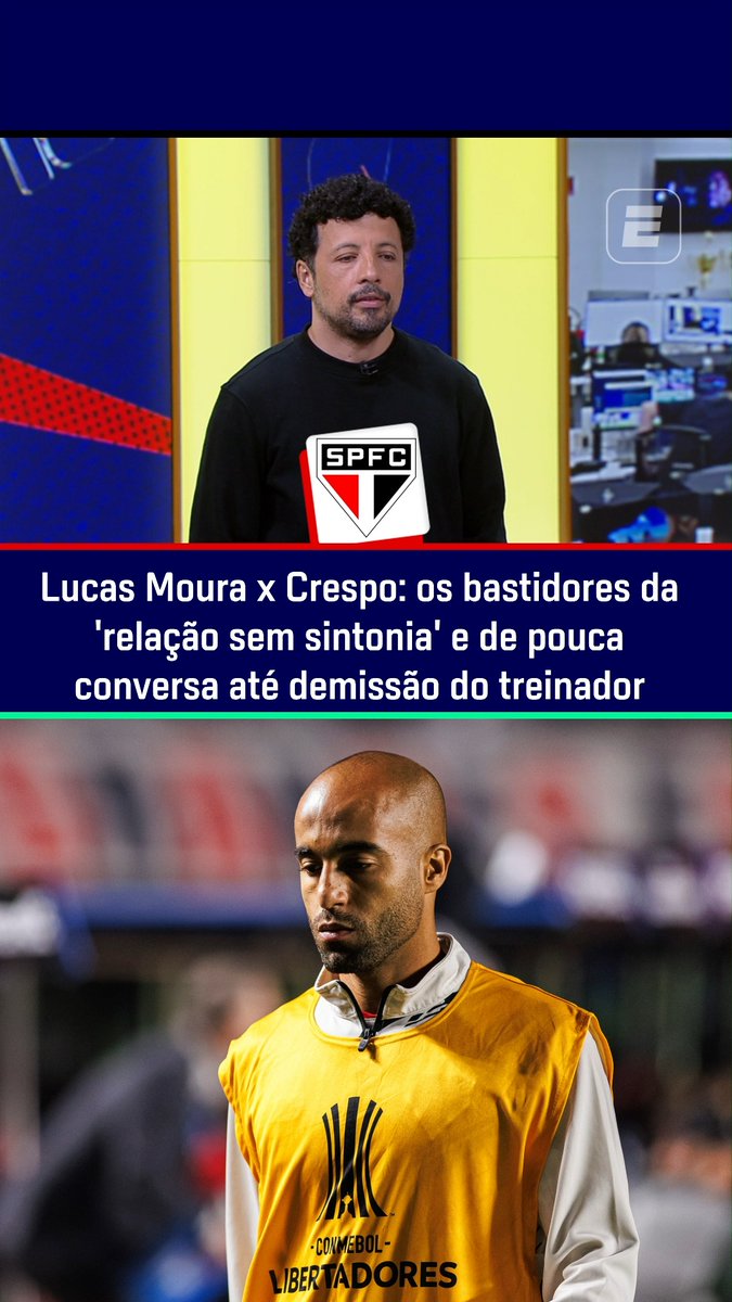 "POUCA CONVERSA" - No Fala a Fonte, André Hernan explicou como era a relação entre Lucas Moura e Hernán Crespo, que tiveram "poucas conversas" e uma relação "sem sintonia" até a demissão do treinador argentino do comando do São Paulo na segunda-feira (9)! Saiba TUDO dos bastidores da bola no Fala a Fonte! De segunda a sexta, às 09h, AO VIVO no YouTube da ESPN Brasil! #FalaFonte #FutebolNaESPN #SPFC