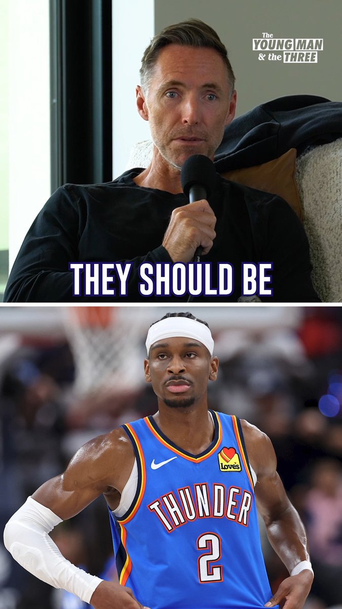 "The guy that the league should be putting everywhere ... historic type player" -- Steve Nash on SGA in an episode we did with him last year that rings true after last night 🔥