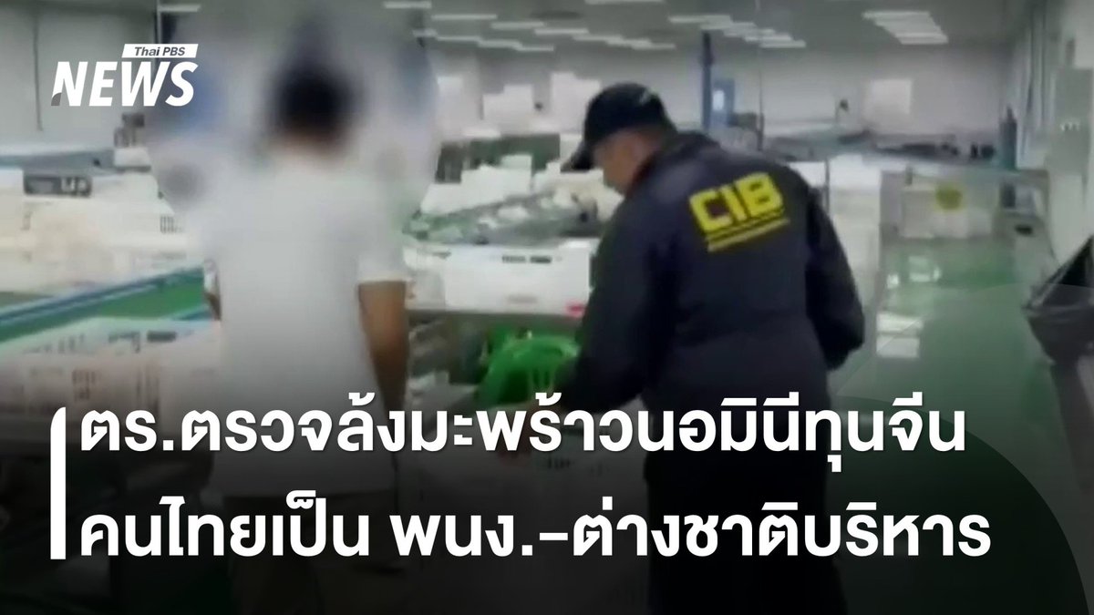 ตร.ตรวจ #ล้งมะพร้าว นอมินีทุนจีน พบเบื้องหลังมีกลุ่มทุนต่างชาติ โดยเฉพาะจีนใช้คนไทยเป็นนอมินี ตรวจล้ง 8 แห่ง พบ 6 แห่งทำตามกฎหมาย เมื่อตรวจเชิงลึกกลับพบคนไทยเป็นพนักงานปฏิบัติการ นายทุนต่างชาติบริหารจัดการ #ล้ง #มะพร้าว #ทุนจีน #ตำรวจ #ข่าวที่คุณวางใจ #ThaiPBSnews #ThaiPBS