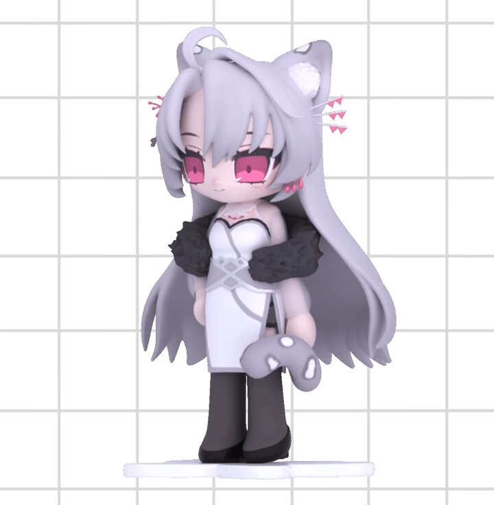Youtubeに3Dキャラクターのメイキングを投稿しました！ I've posted the process for 3D Tall Chibi Comms on YouTube. You can watch the full video via the URL! 🔗