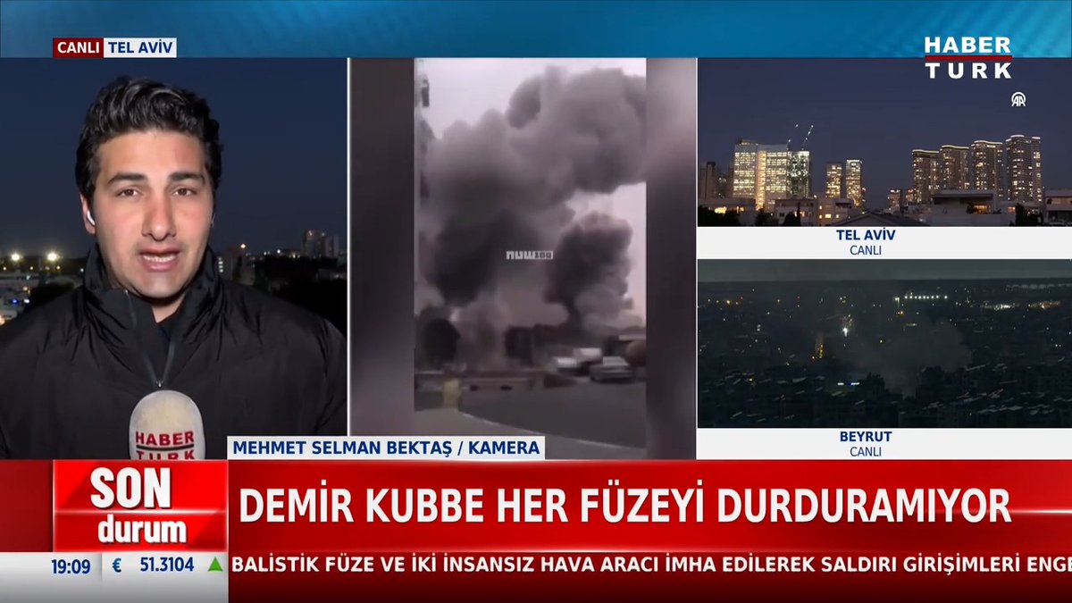 #SONDURUM - Tel Aviv'de neler yaşanıyor? İsrail'de siren sesleri susmuyor: Demir Kubbe her füzeyi durduramıyor.