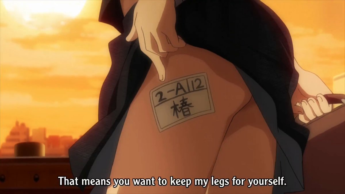 You want to keep my legs for yourself.