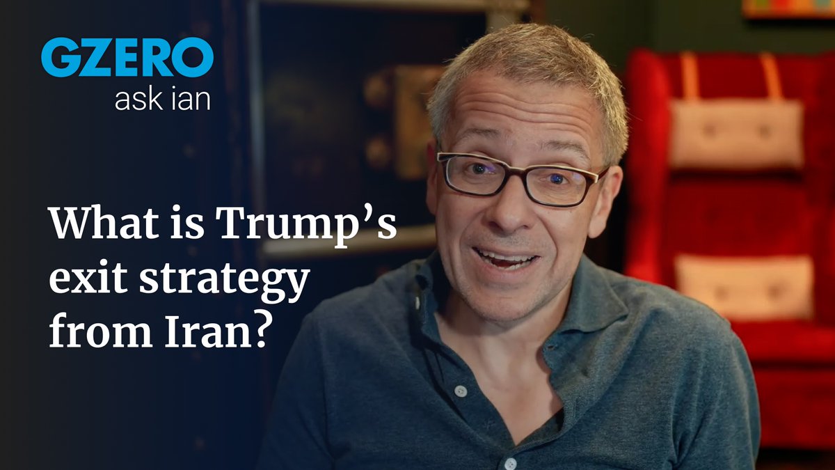 trump may want to end the iran war quickly. but closing the strait of hormuz or even threatening it keeps oil high and the conflict alive. GZERO Media