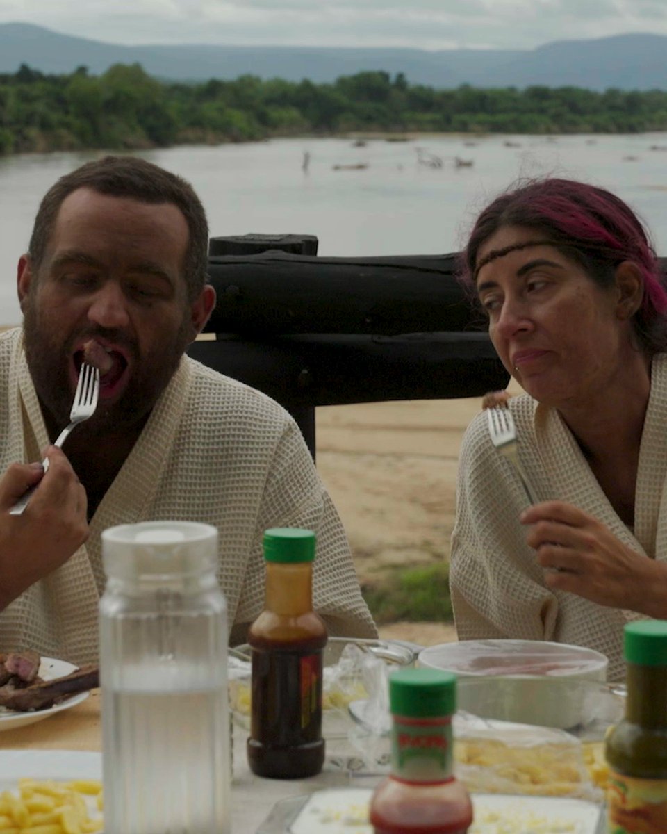 That first bite after extraction hits different 🤤 #NakedandAfraid Sundays at 8P on Discovery.