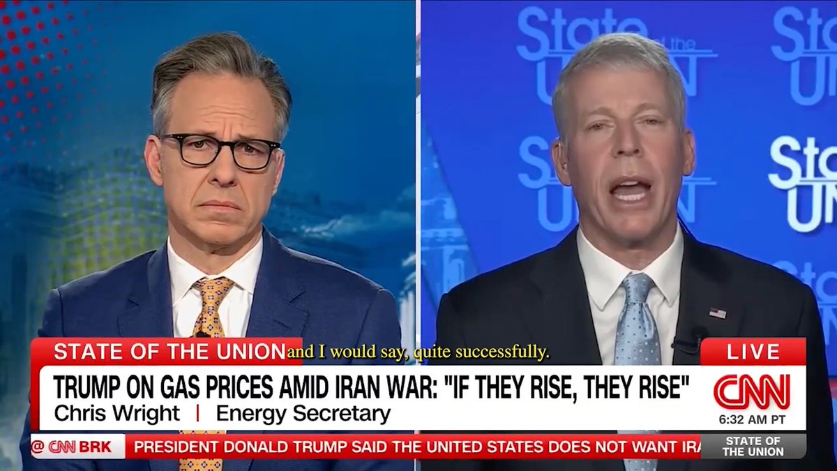 .@SECRETARYWRIGHT: “It is simply unacceptable for the U.S., for the Middle East geography, and for the world economy to have a terrorist regime with nuclear weapons...they've also raised energy prices for Americans for decades—it's finally going to come to an end."