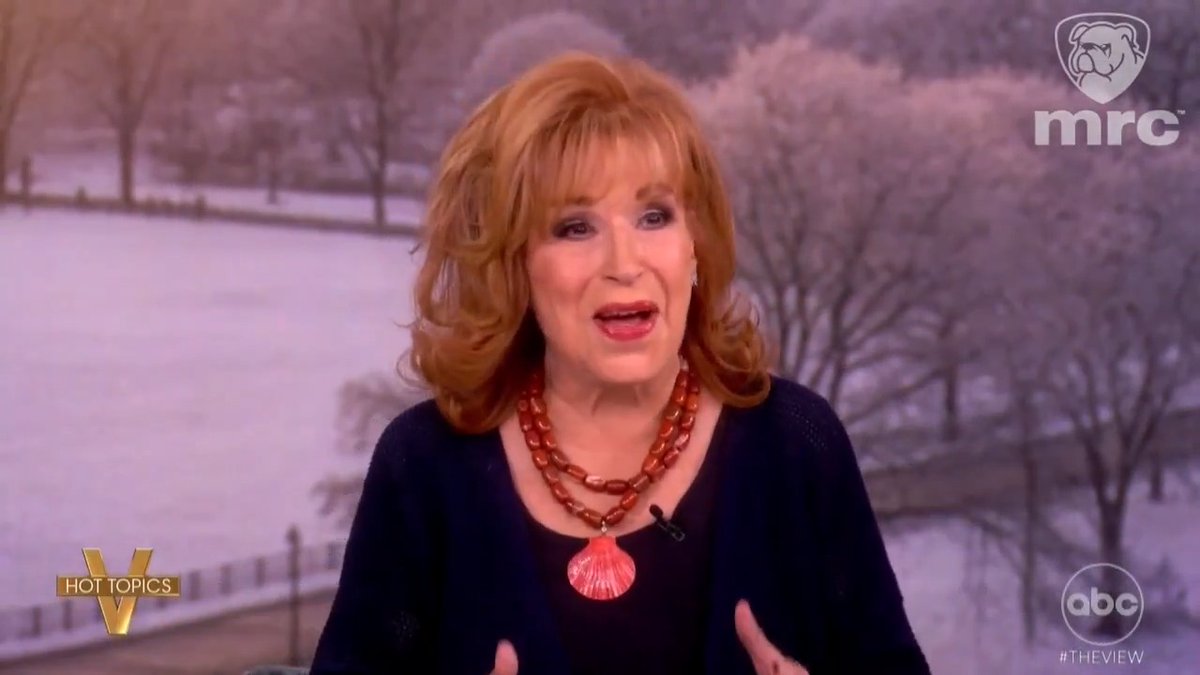 Joy Behar is now in outright calling for political violence: She claims America is "living in a reign of terror" and essentially that there needs to be a “French Revolution" when the people executed their king. This is insane.