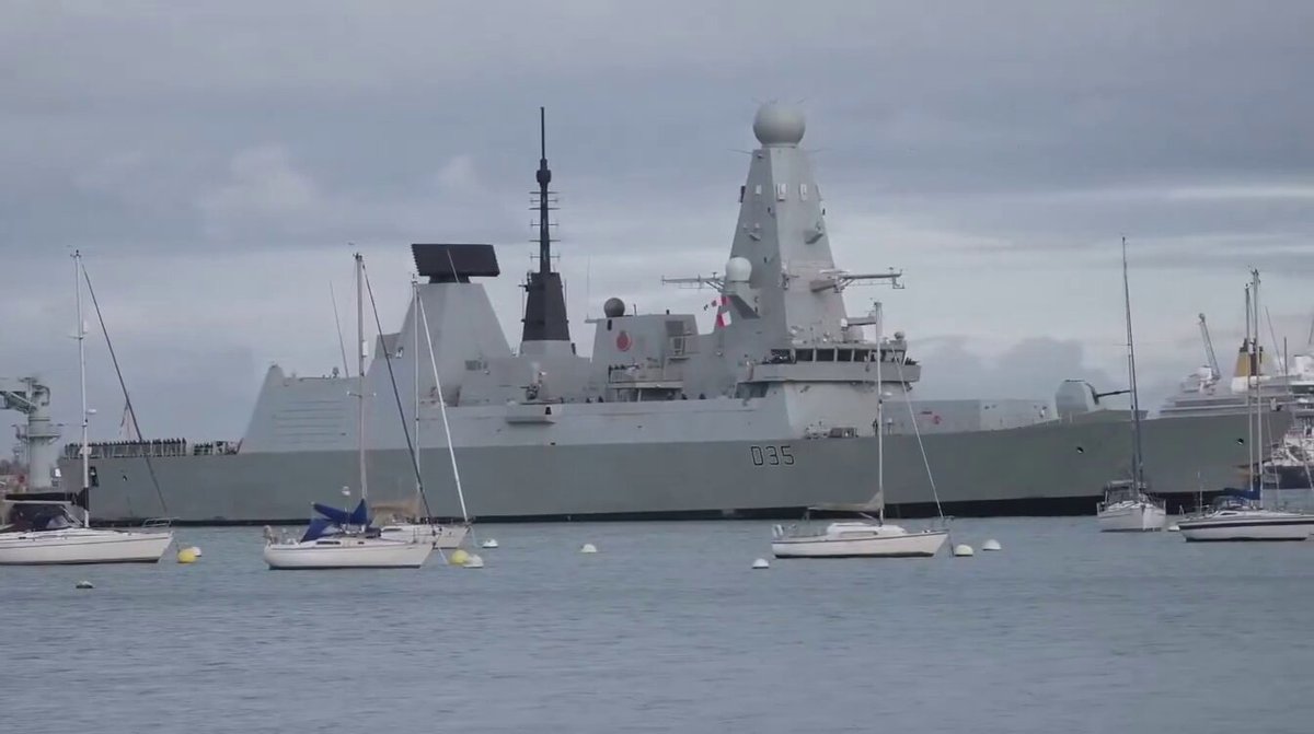 🚨🇬🇧 HMS Dragon sets sail from UK Shores - heading to the Middle East via the Mediterranean - to ‘defend’ Cyprus.