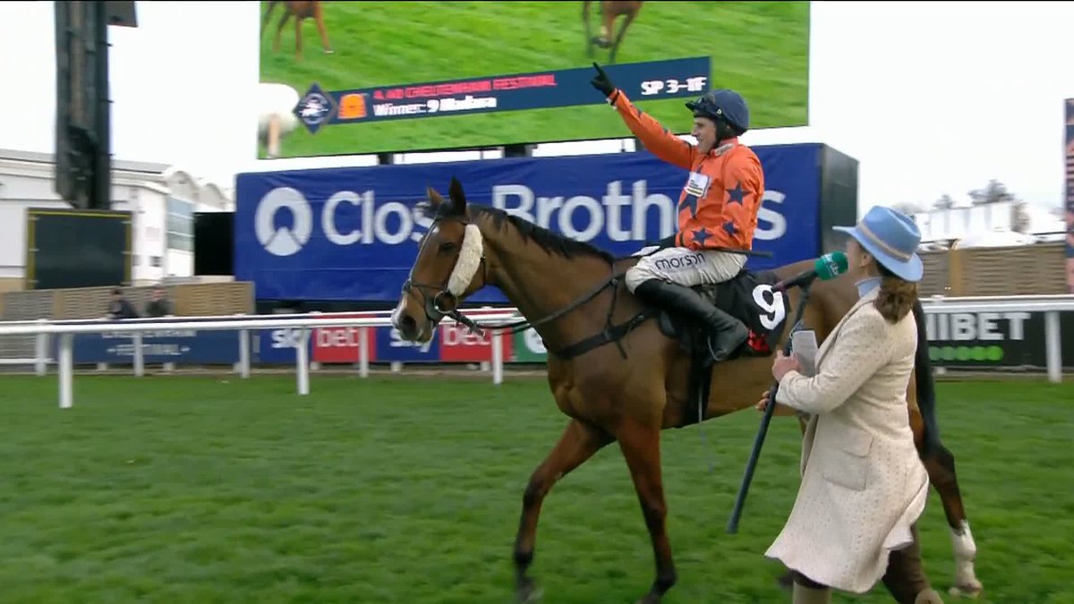 "Day one, one on the board - I wouldn't mind a few more now!" 😅 Plenty more to come from the Skeltons at this festival #ITVRacing | Dan Skelton Racing | Harry Skelton