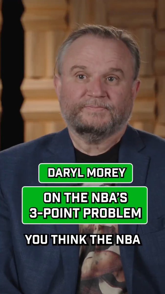 “I would get rid of the corner 3. I would move the line back.” Daryl Morey on how the NBA could remedy its 3-point issue. Visit the Ringer NBA YouTube channel for our video on the MIT Sloan Sports Analytics Conference and everything that grew out of it: