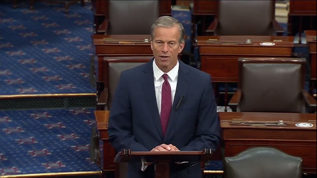 John Thune is an enemy of the American people—and so is his daddy, Mitch McConnell. There’s nothing more dangerous than a Democrat who calls himself a Republican.