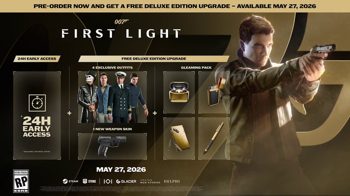 007 First Light is coming with Path Tracing + DLSS 4.5! Experience Bond’s re-imagined origin story on PC in stunning detail and with incredible performance. Your mission begins on May 27, 2026 →