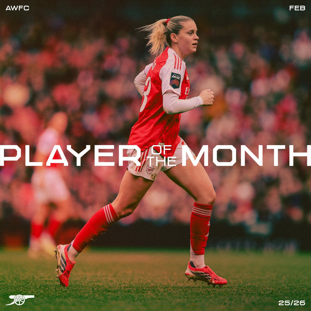 Introducing our February Player of the Month, as voted for by you... 🥁 Alessia Russo! 💫