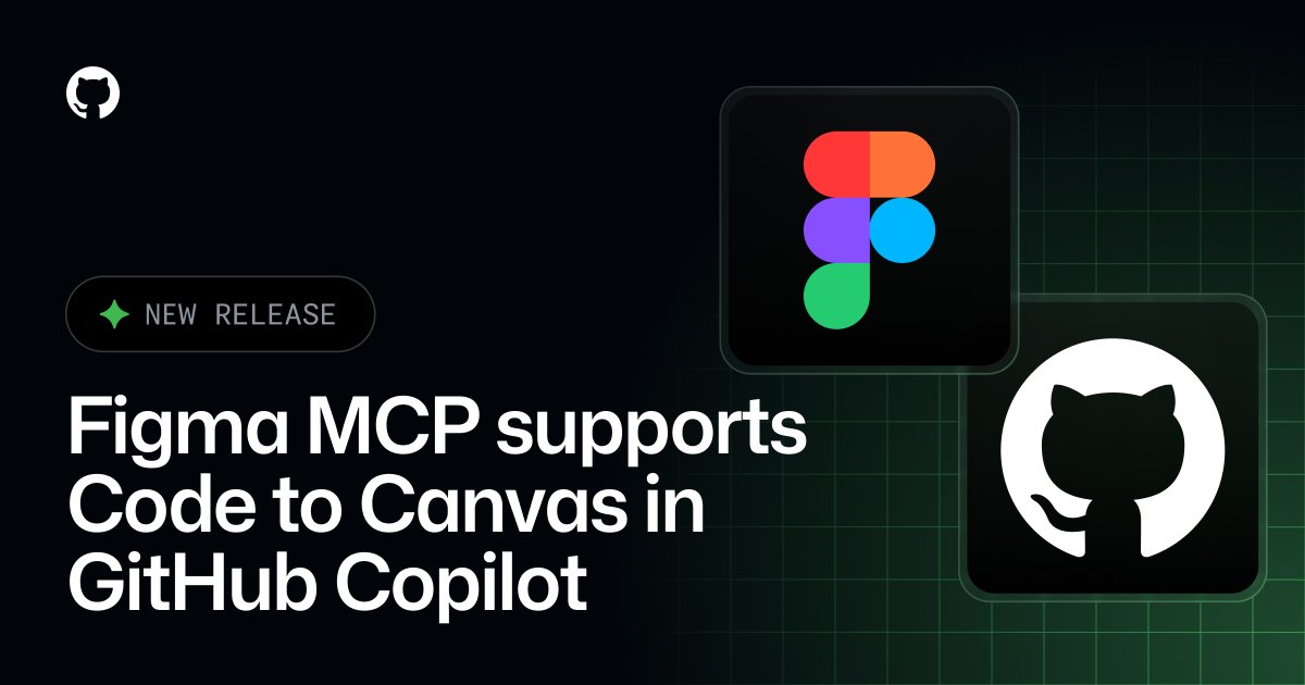 That gap between design and production? Closed. 🔁 GitHub Copilot, Visual Studio Code, and Figma now create a continuous loop. With the bidirectional Figma MCP server, Copilot users can: 🔹 Pull design context into code 🔹 Push working UI back to the canvas Connect your canvas and stay in the flow. 👇