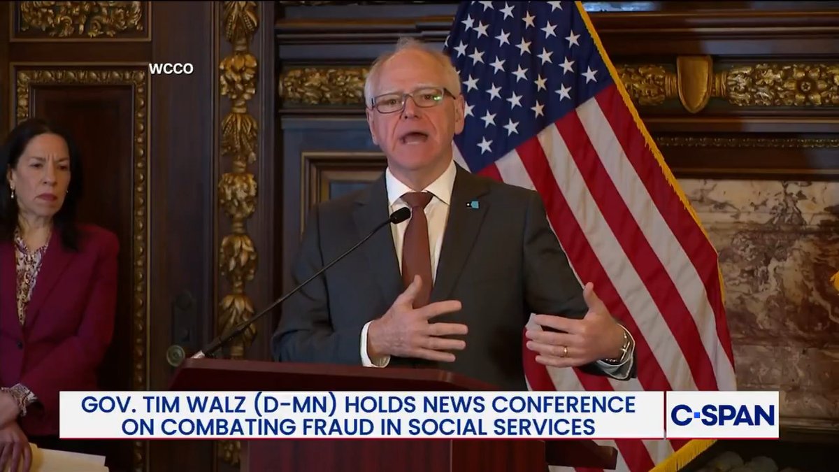 Minnesota Gov. Tim Walz: "You're hearing about fraud in Minnesota because we are prosecuting people. You're going to hear about it in other states."