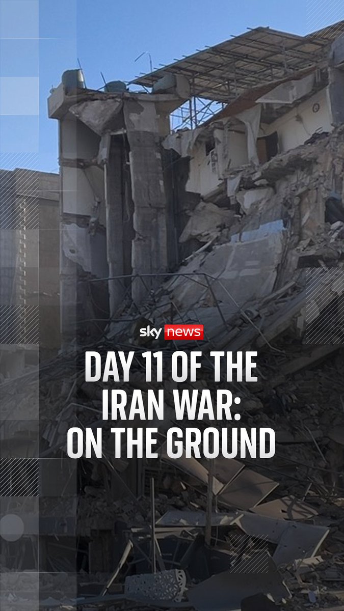 Multiple explosions in Tehran, as joint US-Israeli strikes continued. In retaliation, Iran launched a new round of missiles towards Israel, targeting refineries and fuel storage in the city of Haifa. Alistair Bunkall takes you through videos from on the ground on day 11 of the war