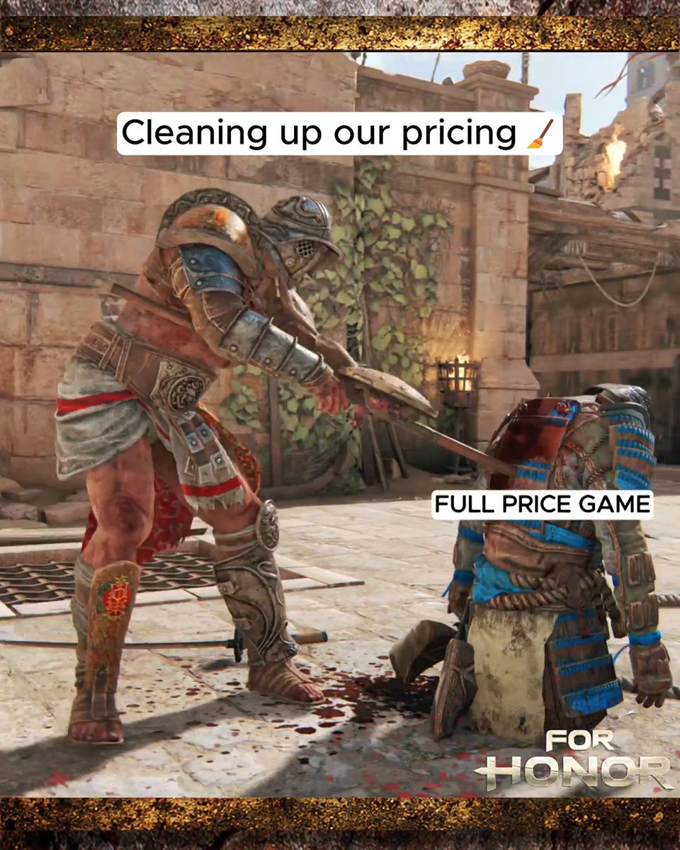 No mercy. No full price. For 1 Week Only For Honor is up to 95% OFF. Get on the battlefield today!!