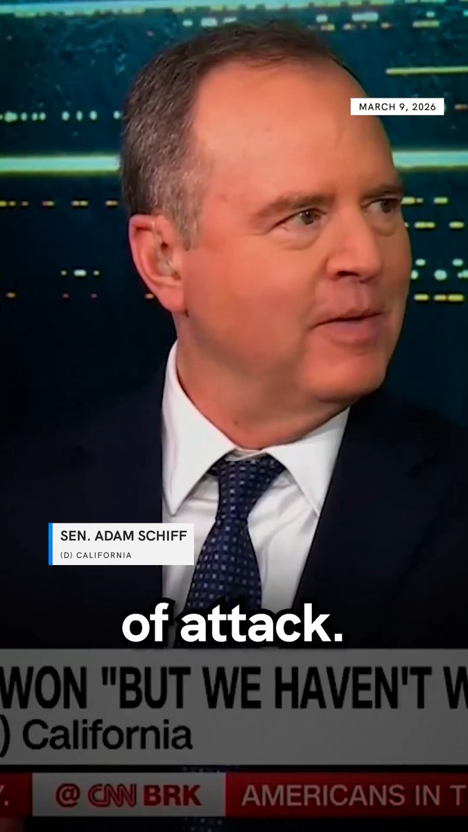 Americans can't afford their groceries, medicine, and everyday goods. Yet Trump is spending billions of dollars on his war in Iran. It’s time for the Trump administration to make their case in public hearings under oath. Via Adam Schiff