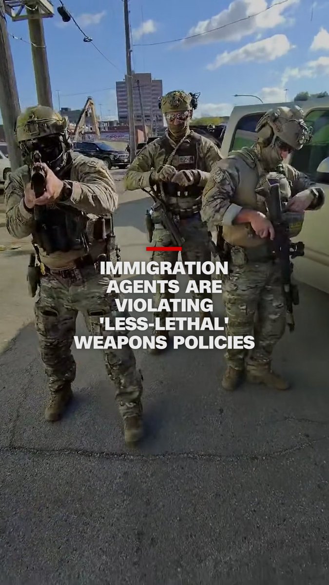 CNN reviewed dozens of videos of immigration agents using less-lethal weapons like pepper spray and munitions launchers and found repeated policy violations. CNN's Yahya Abou-Ghazala reports. Read more: