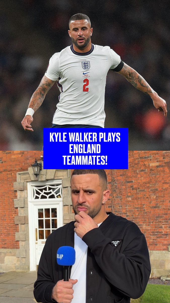 From leaders to wind-up merchants… 👀 Kyle Walker picks out the standouts from the England teammates he played with! 🏴
