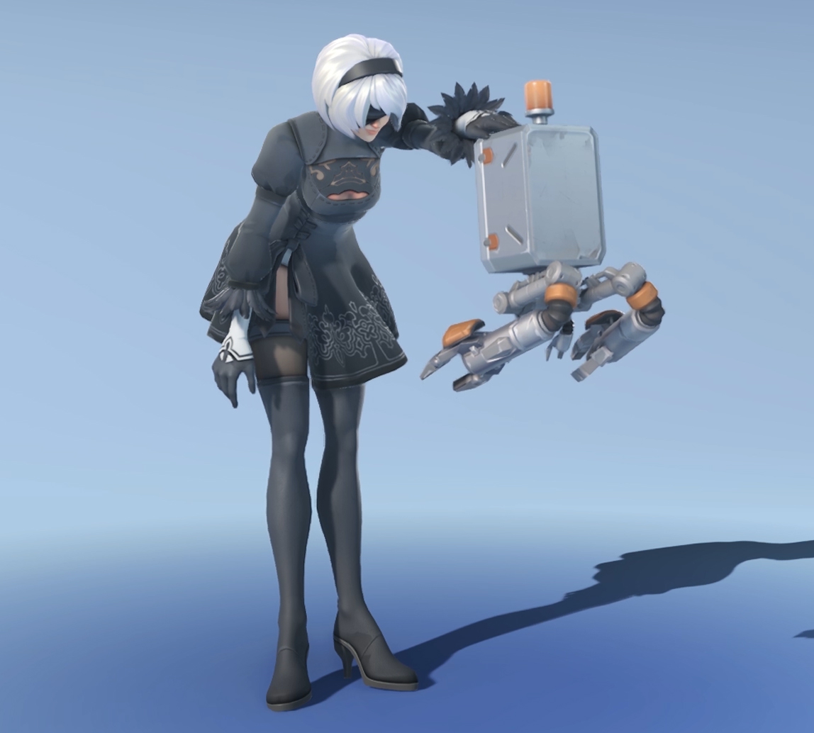 Overwatch x NieR: Automata All New Hero Emotes 🔳 The #Overwatch x Project YoRHa collaboration skins are available now in the Shop 🤖