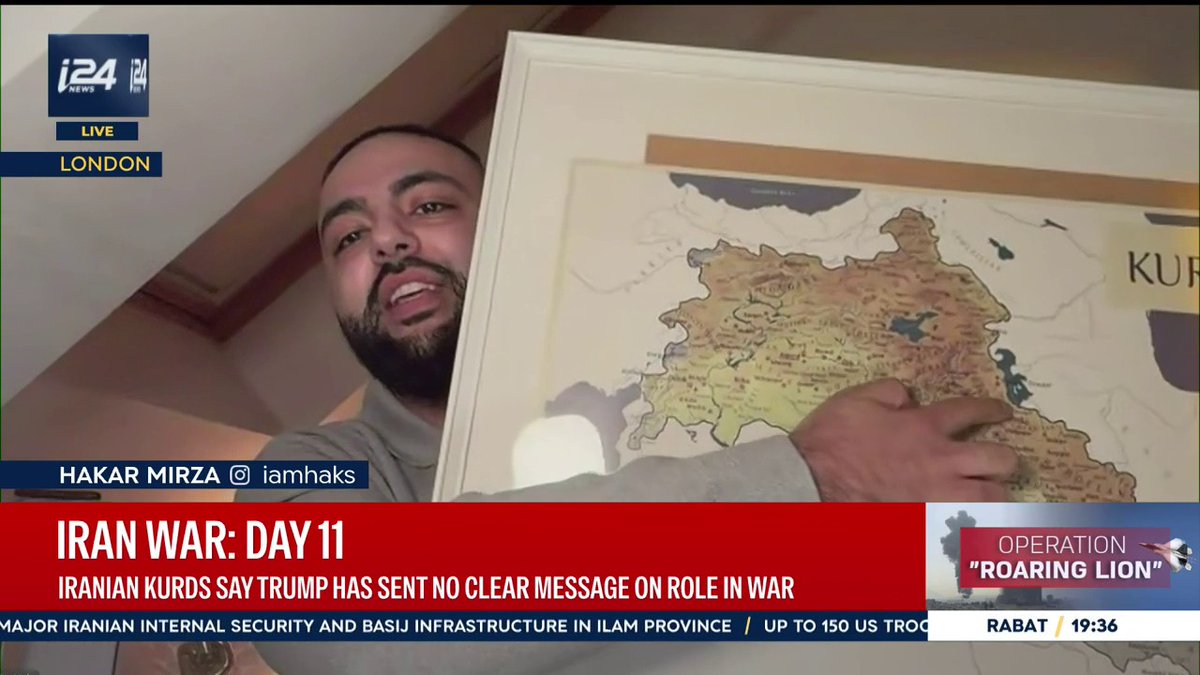'We're being called separatists by the current regime and whoever wants to replace this regime, which is sad thing to see, because there is a common goal to bring down this regime at the moment' Haks ☀️ brings the Kurdish insight to the developments in Iran with Balig Sladeen