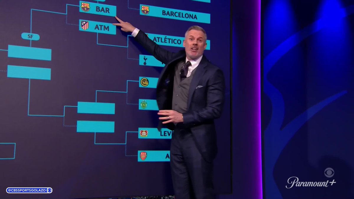 Jamie Carragher Champions league winner prediction. — CBS Sports Golazo ⚽️