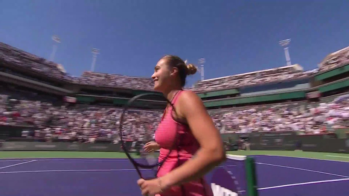 Returning to the quarterfinals in paradise! 🏜️ Sabalenka Aryna | #TennisParadise