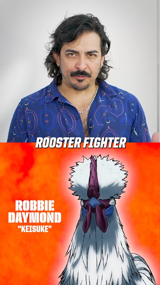.Robbie Daymond voices Keisuke! Don’t miss Rooster Fighter — it premieres 3/14 on @AdultSwim 🐓🩵 VIZ Media 桜谷シュウ 『ニワトリ・ファイター』 Rooster Fighter 第12巻 4月3日発売!! ニワトリ・ファイター【公式】4/5(日)TVアニメ放送開始!