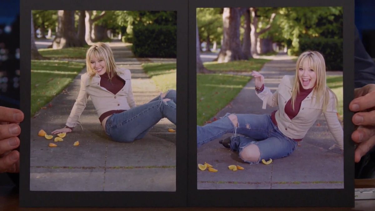 .Hilary Duff addresses that viral photoshoot where she poses with orange peels 😭 #FallonTonight