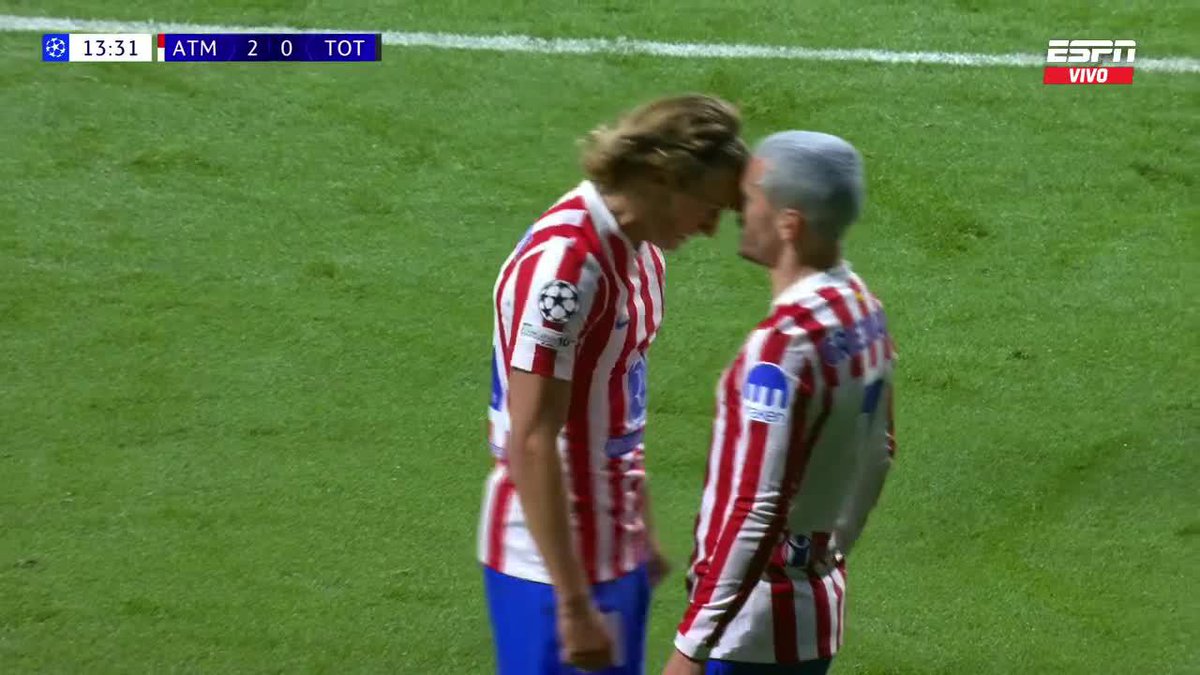 AHORA ERROR DE VAN DE VEN Y EXCELENTE GRIEZMANN PARA EL 2-0 DEL ATLETI. INCREÍBLE LO DE TOTTENHAM. ❌🏴󠁧󠁢󠁥󠁮󠁧󠁿