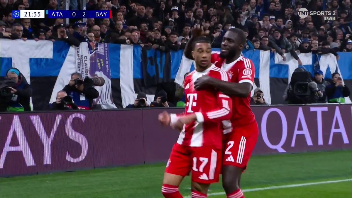 Michael Olise with a stunning strike to double Bayern Munich’s lead! 🎯 📺 TNT Sports &amp; discovery+ UK
