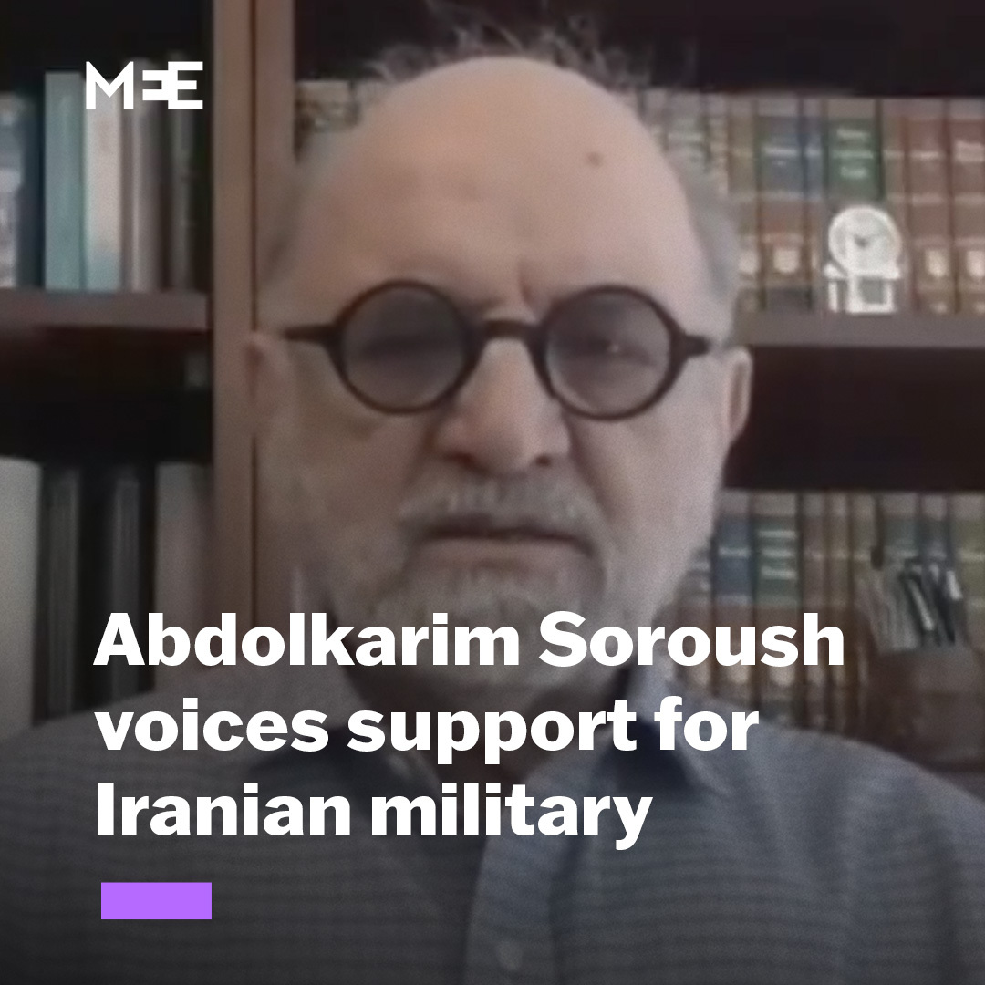 Prominent Iranian religious intellectual and government critic Abdolkarim Soroush has publicly backed Iran’s military, urging citizens to stay alert against foreign threats. He praised the armed forces for their courage and called on the population to support them
