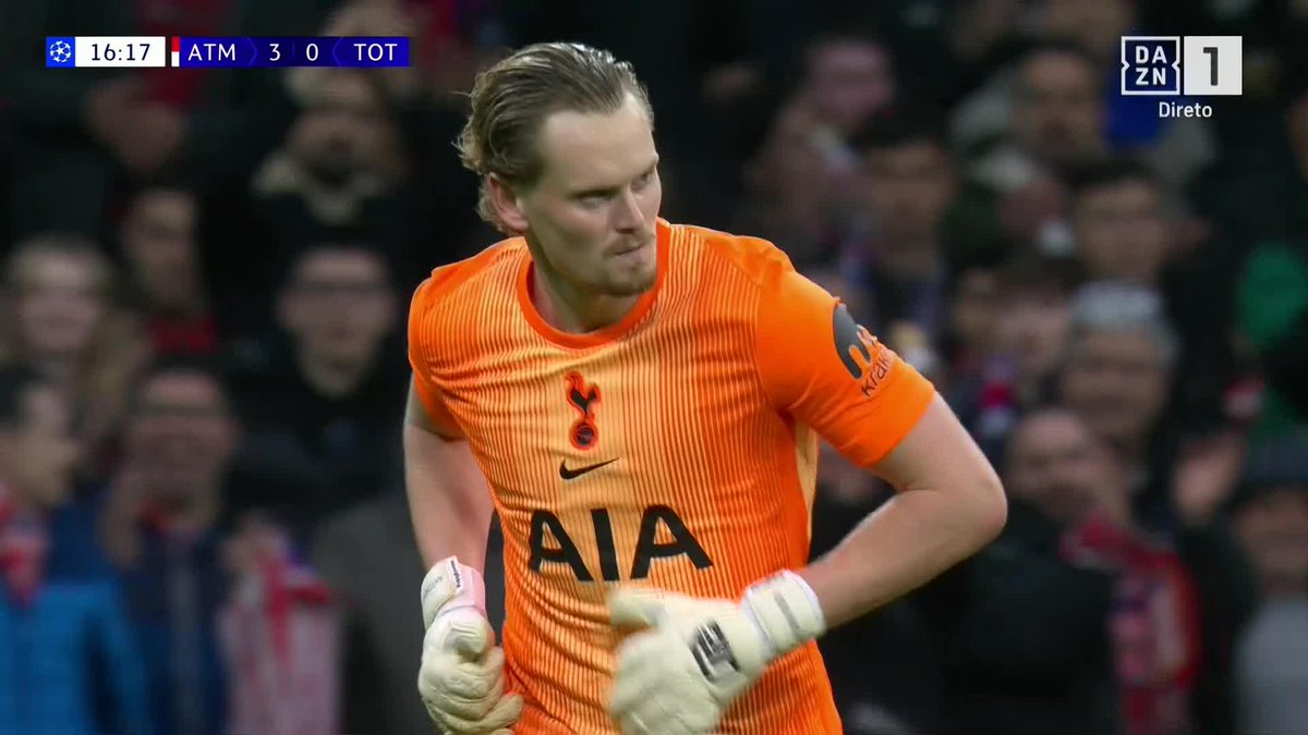 SURREAL! Atlético Madrid já ganhava 3-0 aos 15 minutos e o guarda-redes do Tottenham foi logo substituído 😱
