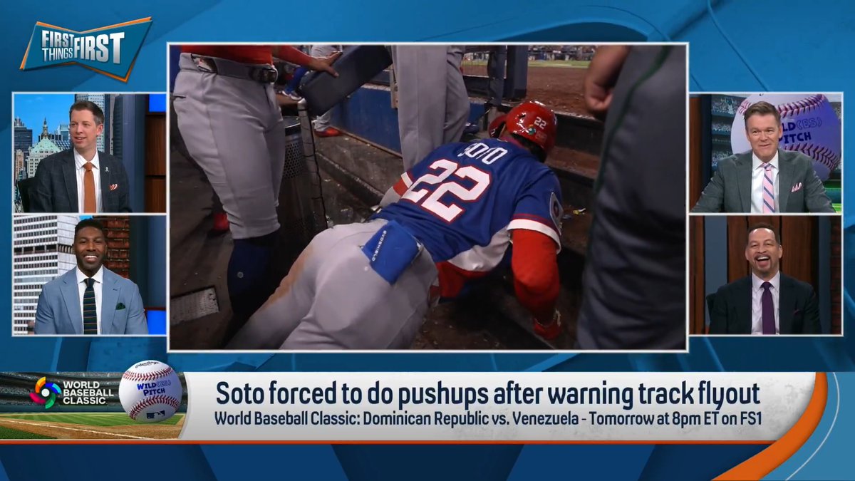 .Chris Broussard: “You wanted like complete, military-style push-ups!" Wildes: “I wanted one good push-up.” Brou: “I’m a civilian!.. I can do 70 regular human being push-ups.” 🤣🤣