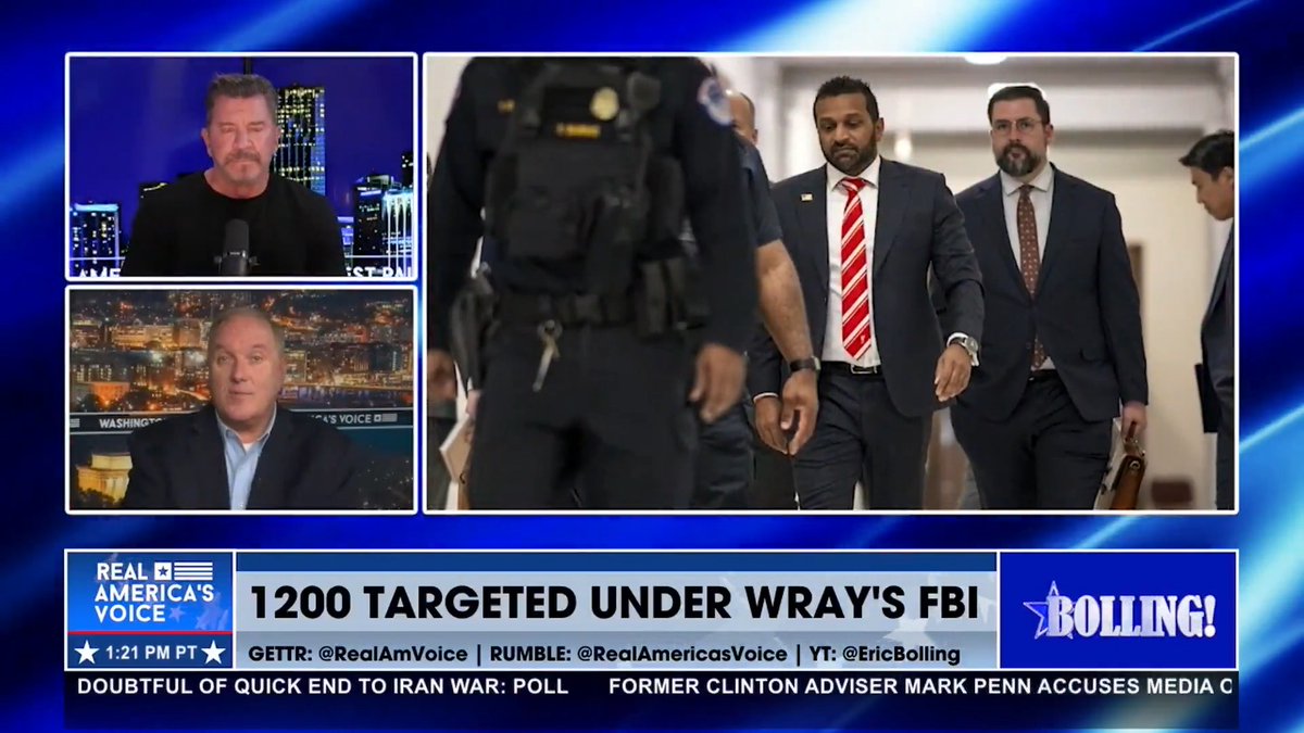 WHISTLEBLOWERS AID PATEL IN CASES “Some came to Kash Patel, and he has some senior executives, some of his top executives around him now, were aware of these things and so they're helping him find these things in these hidden files, they're called prohibited access files, so it's taken 13-14 months for the current director to find what's in his own agency.” - John Solomon 🇺🇸 ERIC BOLLING 🇺🇸