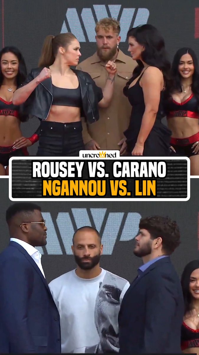 Is this the biggest MMA card of 2026 so far? 🤔 #RouseyCarano