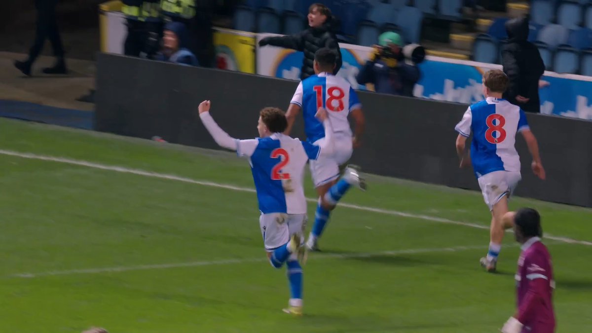 In the final minute... Blackburn Rovers complete the comeback to secure their spot in the #FAYouthCup semi-finals! 🙌