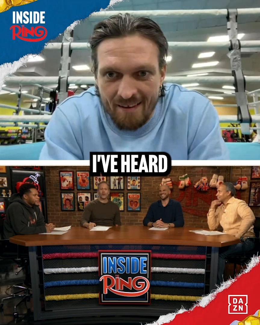 Despite all his success, Oleksandr Usyk still believes someone else belongs above him on the pound-for-pound list 👀 #InsideTheRing | Latest episode available on DAZN 📺
