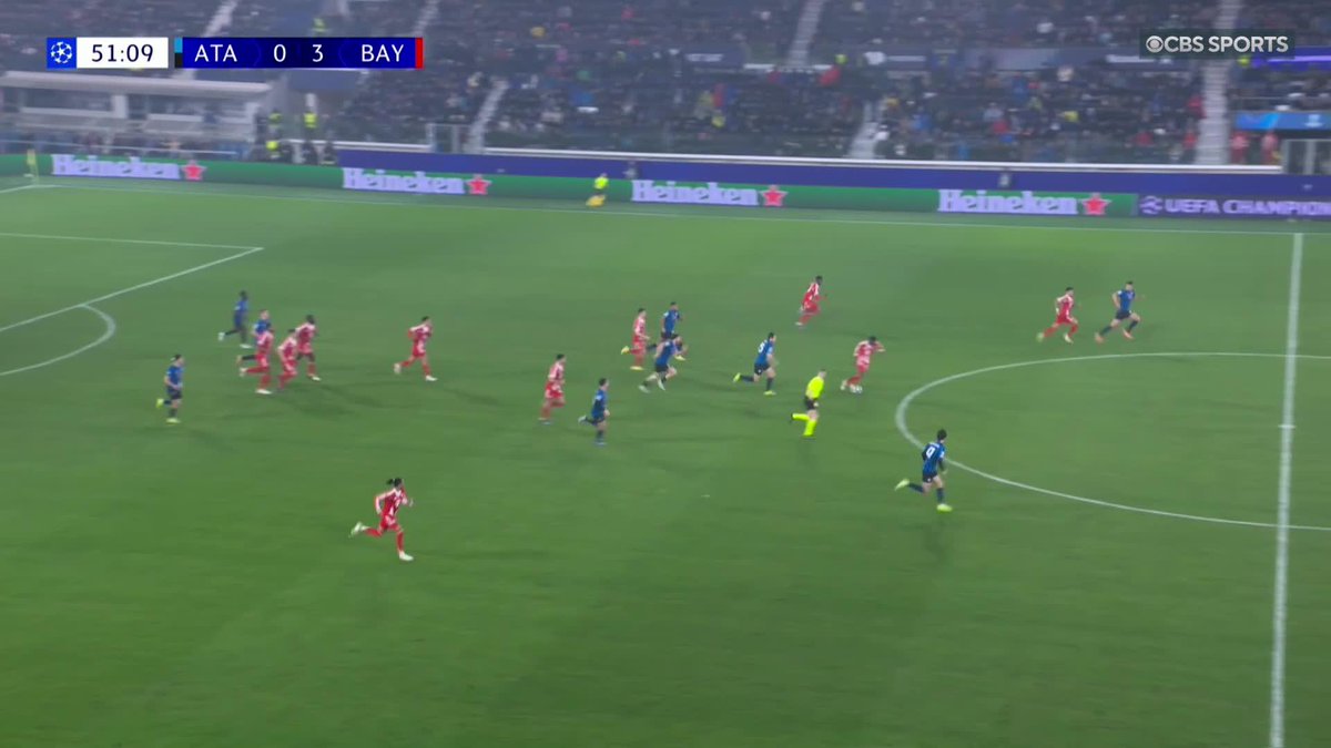 Bayern Munich showing no signs of stopping 😅 Nicolas Jackson fires it home after catching Atalanta out on the counter 🔥