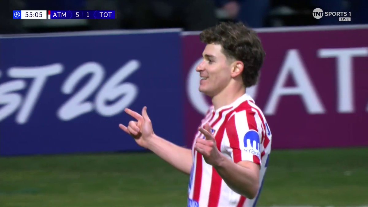 This assist by Griezmann is unfathomably good. Absurd. Just imagine how good you need to be at football to produce that touch, on the run, over your shoulder.