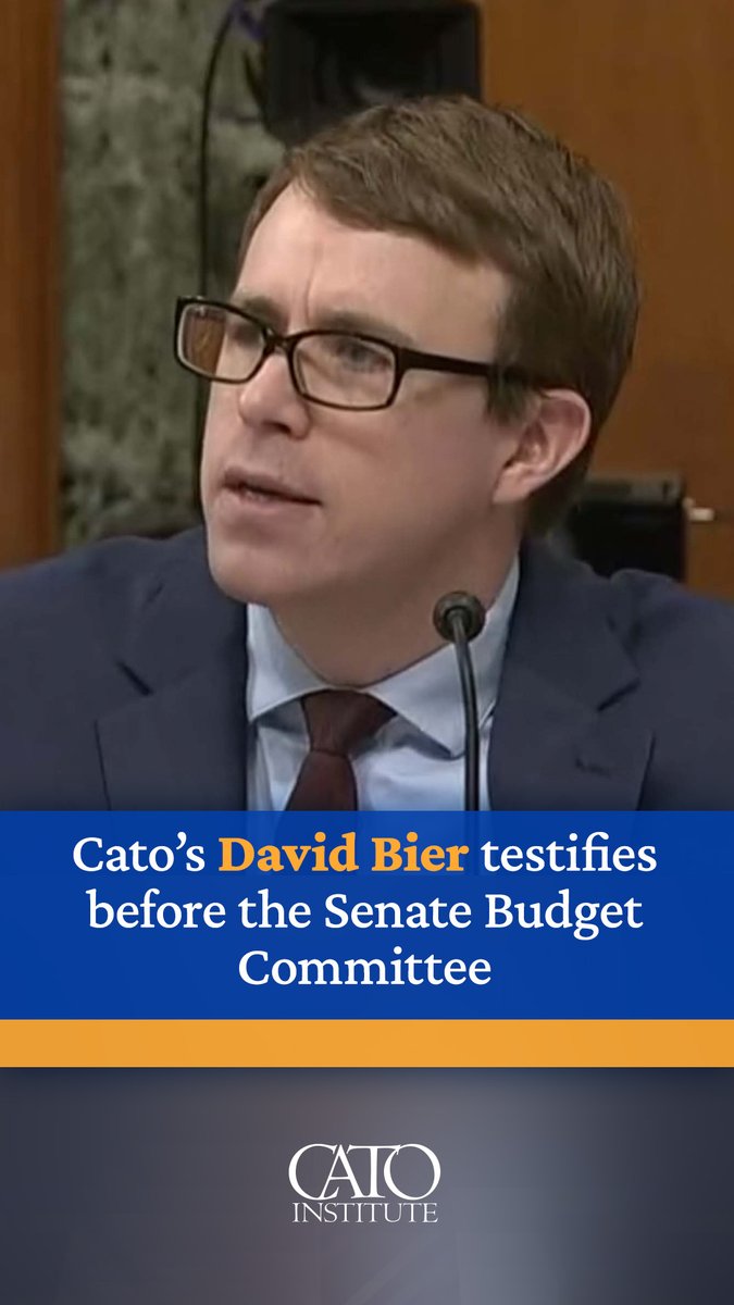 Immigrants have reduced government deficits by at least $14.5 trillion over the last 30 years, said David J. Bier, the Cato Institute Director of Immigration Studies, before the Senate Budget Committee.