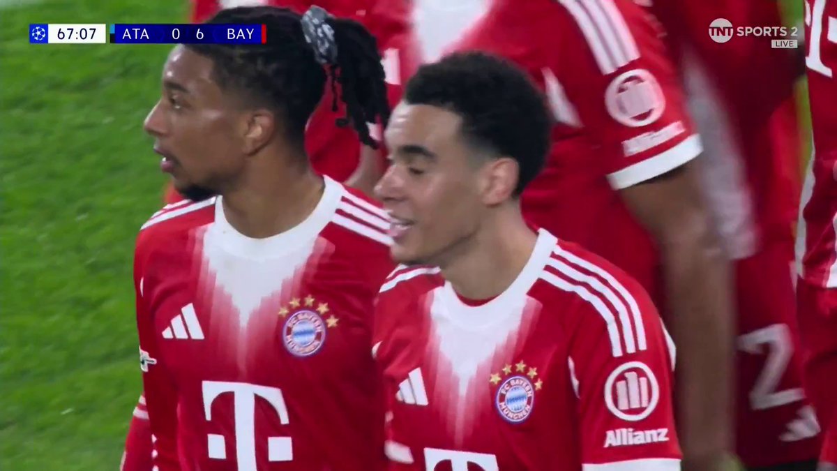 Bayern Munich make it 6-0! 🤯 Jamal Musiala gets in on the act as the visitors continue to run riot 💫 📺 TNT Sports & discovery+ UK